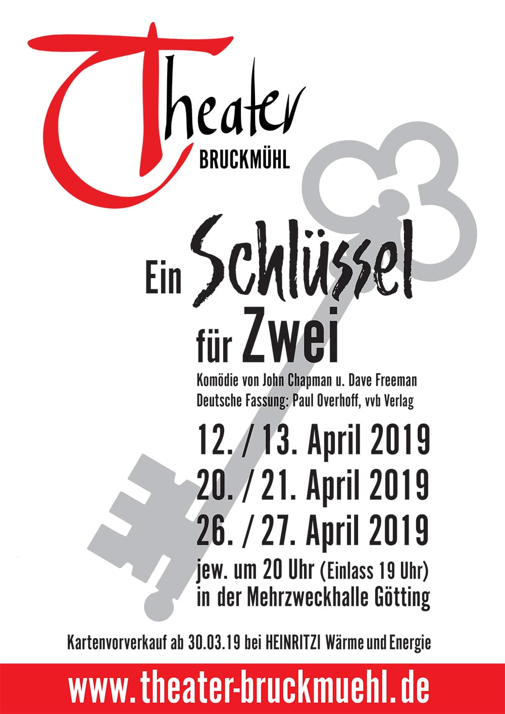 Plakat „Ein Schlüssel für Zwei“
